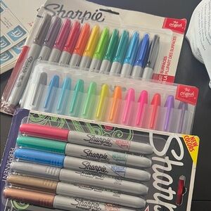 Permanent Markers Assorted Colors